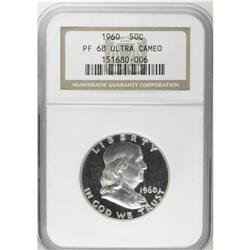 1960 50C PR68 Ultra Cameo NGC. A magnificent and seemi 