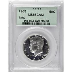 1965 50C SMS MS68 Cameo PCGS. Though the Special Mint 
