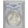 Image 1 : 1873 T$1 MS62 PCGS. A nicely struck example, largely u 
