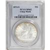 Image 1 : 1874-S T$1 Chop Mark MS62 PCGS. Medium S. Breen-5784. 