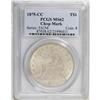 Image 1 : 1875-CC T$1 Chop Mark MS62 PCGS. Breen-5796, Type I Re 
