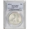 Image 1 : 1875-S T$1 Chop Mark MS62 PCGS. Breen-5794. Highly lus 