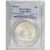Image 1 : 1876-S T$1 Chop Mark MS63 PCGS. Breen-5800, Type I Obv 