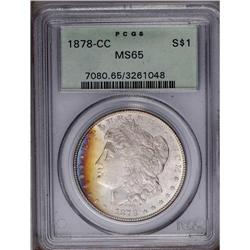 1878-CC S$1 MS65 PCGS. Sharply struck with blazing min 