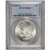 Image 1 : 1878-CC S$1 MS65 PCGS. A sharply impressed and highly 