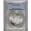 Image 1 : 1878-CC S$1 MS65 PCGS. This flashy Carson City dollar 