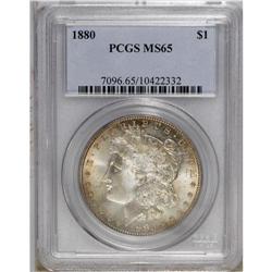 1880 S$1 MS65 PCGS. Well struck with pretty luster. Th 