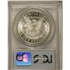 Image 2 : 1880-CC S$1 MS65 PCGS. Silver-white surfaces display a 
