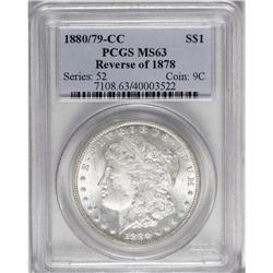 1880/79-CC S$1 Reverse of 1878 MS63 PCGS. VAM-4. A Top 