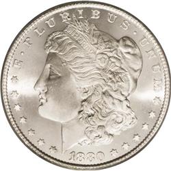 1880-S S$1 MS68 PCGS. Medium S. This needle-sharp Supe 