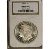 Image 1 : 1880-S S$1 MS66 Deep Mirror Prooflike NGC. Medium S. A 