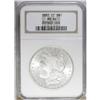 Image 1 : 1882-CC S$1 MS66 NGC. Lovely cartwheel luster radiates 