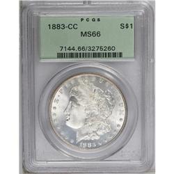 1883-CC S$1 MS66 PCGS. Crisply struck and highly lustr 