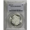 Image 1 : 1883-CC S$1 MS65 Deep Mirror Prooflike PCGS. Nicely st 