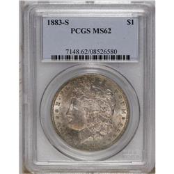1883-S S$1 MS62 PCGS. Crisply struck with excellent lu 