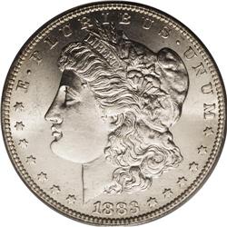 1883-S S$1 MS63 PCGS. The 1883-S Morgan dollar is the 