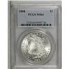 Image 1 : 1884 S$1 MS66 PCGS. Nicely struck with shining luster 