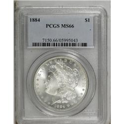 1884 S$1 MS66 PCGS. This assertively struck Premium Ge 