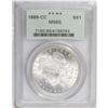 Image 1 : 1885-CC S$1 MS65 PCGS. Crisply struck with strong lust 