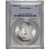 Image 1 : 1885-CC S$1 MS66 PCGS. A frosty and flashy Premium Gem 