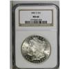 Image 3 : 1885-S S$1 MS66 NGC. This Premium Gem condition rarity 