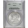 Image 1 : 1886 S$1 MS67 PCGS. An essentially untoned Superb Gem 