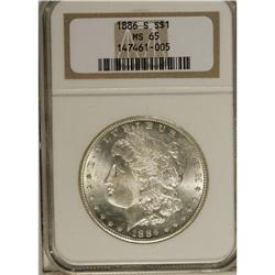 1886-S S$1 MS65 NGC. VAM-2. A Top 100 Variety. The min 