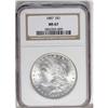 Image 1 : 1887 S$1 MS67 NGC. A highly lustrous Superb Gem, well 