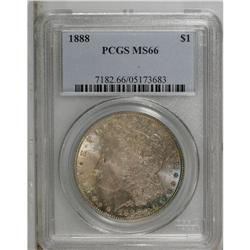 1888 S$1 MS66 PCGS. Well struck and highly lustrous. T 