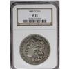 Image 1 : 1889-CC S$1 VF25 NGC. The medium-gray surfaces have hi 