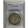 Image 3 : 1889-CC S$1 XF40 PCGS. The remaining design details ar 