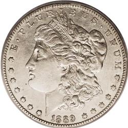 1889-CC S$1 XF45 PCGS. Both sides of this Choice XF ex 