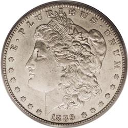 1889-CC S$1 XF45 PCGS. Original deep gray surfaces wit 