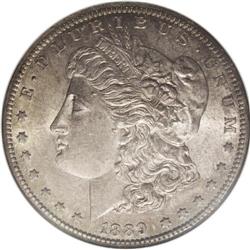 1889-CC S$1 MS61 NGC. The ''89-CC Morgan dollar is imm 