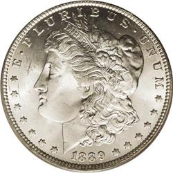 1889-O S$1 MS65 PCGS. The 1889-O is plentiful in circu 