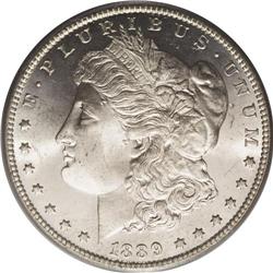 1889-O S$1 MS65 Prooflike PCGS. Ex: NFL Set. Among the 