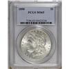 Image 1 : 1890 S$1 MS65 PCGS. A nicely struck and well-preserved 