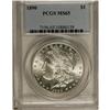 Image 1 : 1890 S$1 MS65 PCGS. Essentially Untoned surfaces are d 