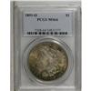 1891-O S$1 MS64 PCGS. Attractive golden-olive and pale 