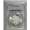 Image 1 : 1892-CC S$1 MS63 PCGS. Highly lustrous with well-defin 