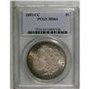 Image 3 : 1892-CC S$1 MS64 PCGS. Powder-blue, lilac, fire-red, a 