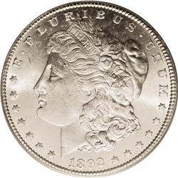 1892-CC S$1 MS64 PCGS. One of the more desirable of th 