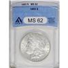 Image 1 : 1893 S$1 MS62 ANACS. A lustrous and typically struck e 