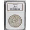 Image 1 : 1893-CC S$1 XF40 NGC. The pearl-gray surfaces retain h 