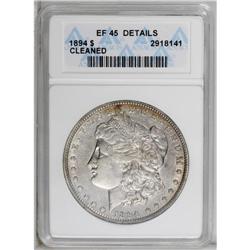 1894 S$1 --Cleaned--ANACS. XF45 Details. A dove-gray an 
