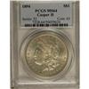 Image 3 : 1894 S$1 MS64 PCGS. Ex: Casper II. Except for the 1895 