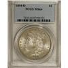 Image 3 : 1894-O S$1 MS64 PCGS. Creamy luster over each side ill 