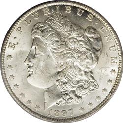 1897-O S$1 MS62 PCGS. Both sides of this pleasing Mint 