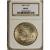 1897-O S$1 MS62 NGC. The golden-tan toning that graces 
