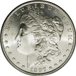 1897-S S$1 MS67 PCGS. Beginning with distributions fro 